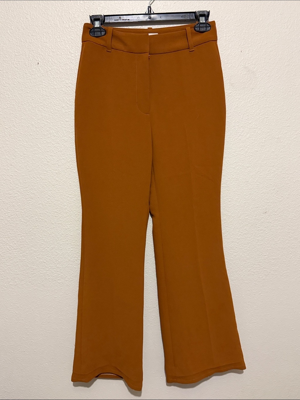 Wilfred Rust Brown Boot-Cut High-Rise Tailored Pants Classic Office